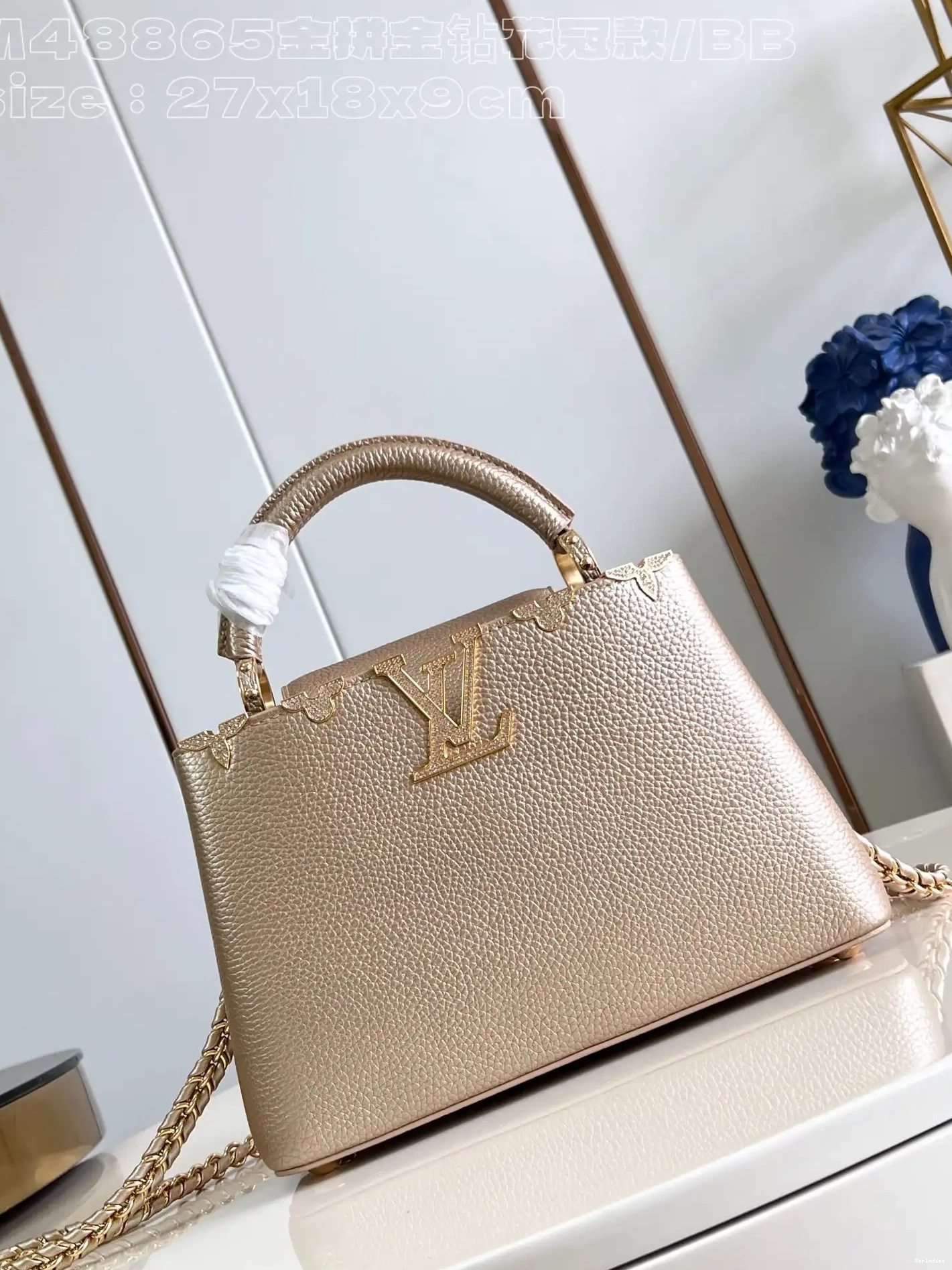 Repzbay BB-27*18*9CM LOUIS VUITTON CAPUCINES 0613